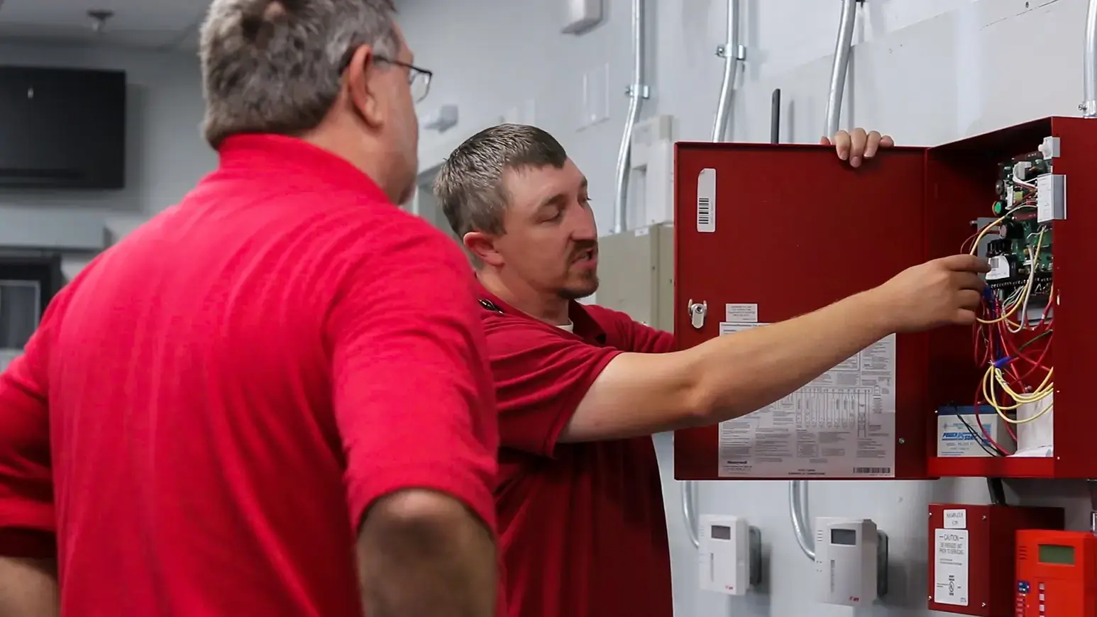 fire sprinkler system panel installation